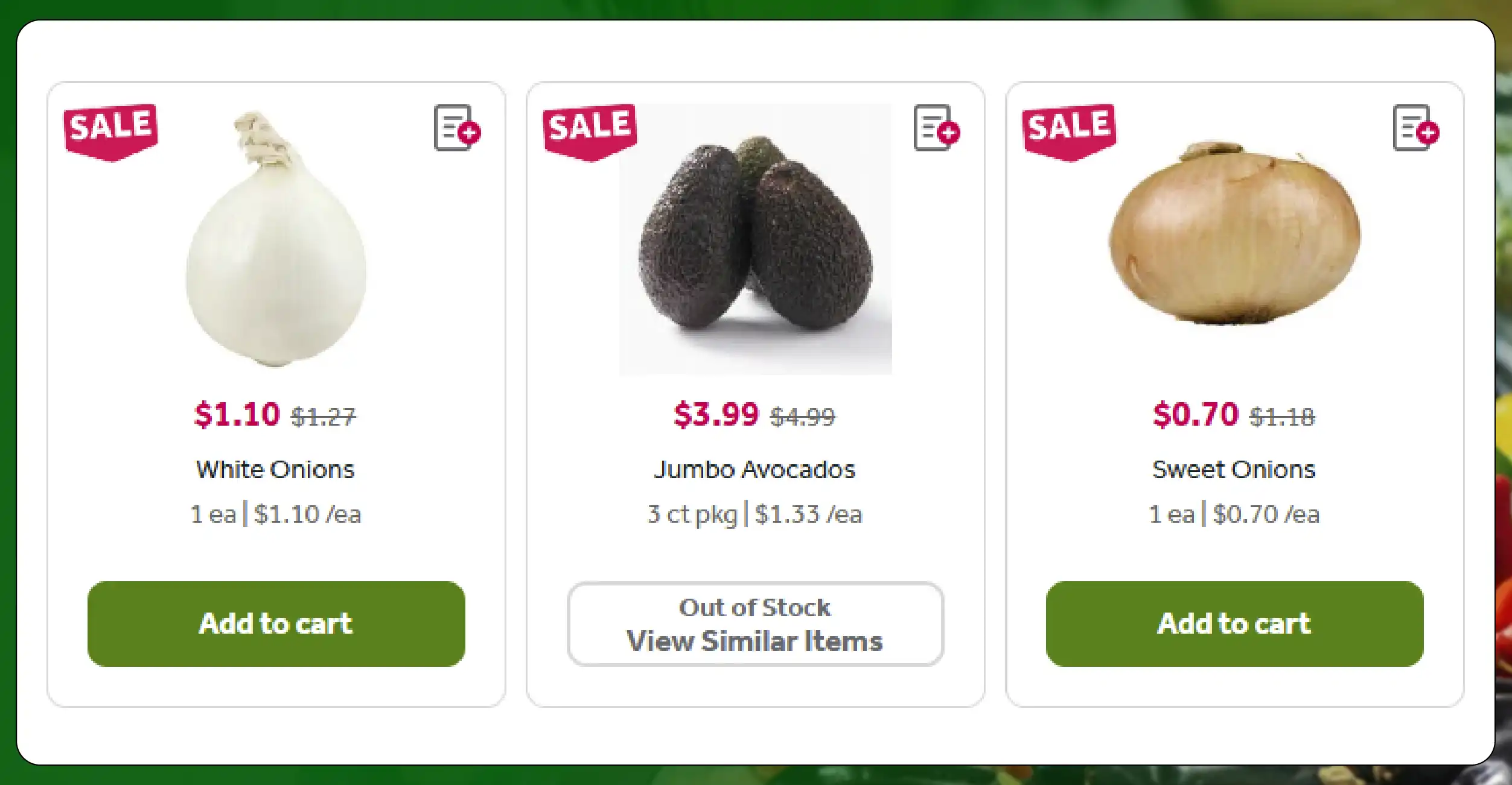 Real-Time Monitoring of Product Availability